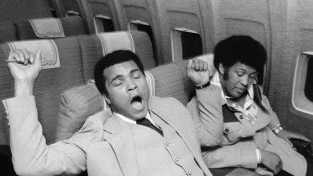 Athletes on Airplanes - 1 - Muhammad Ali